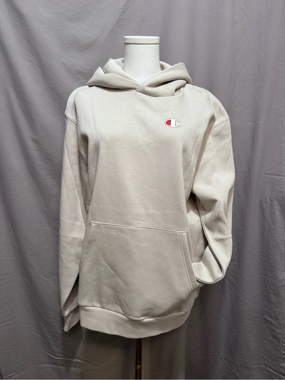 Champion Limited Edition Men's Hoodie in Beige  - Size S